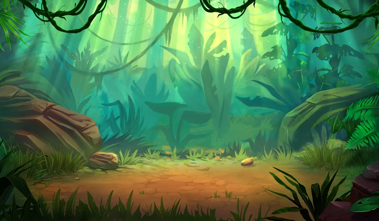 Jungle Gold Megaways mobile action banner background